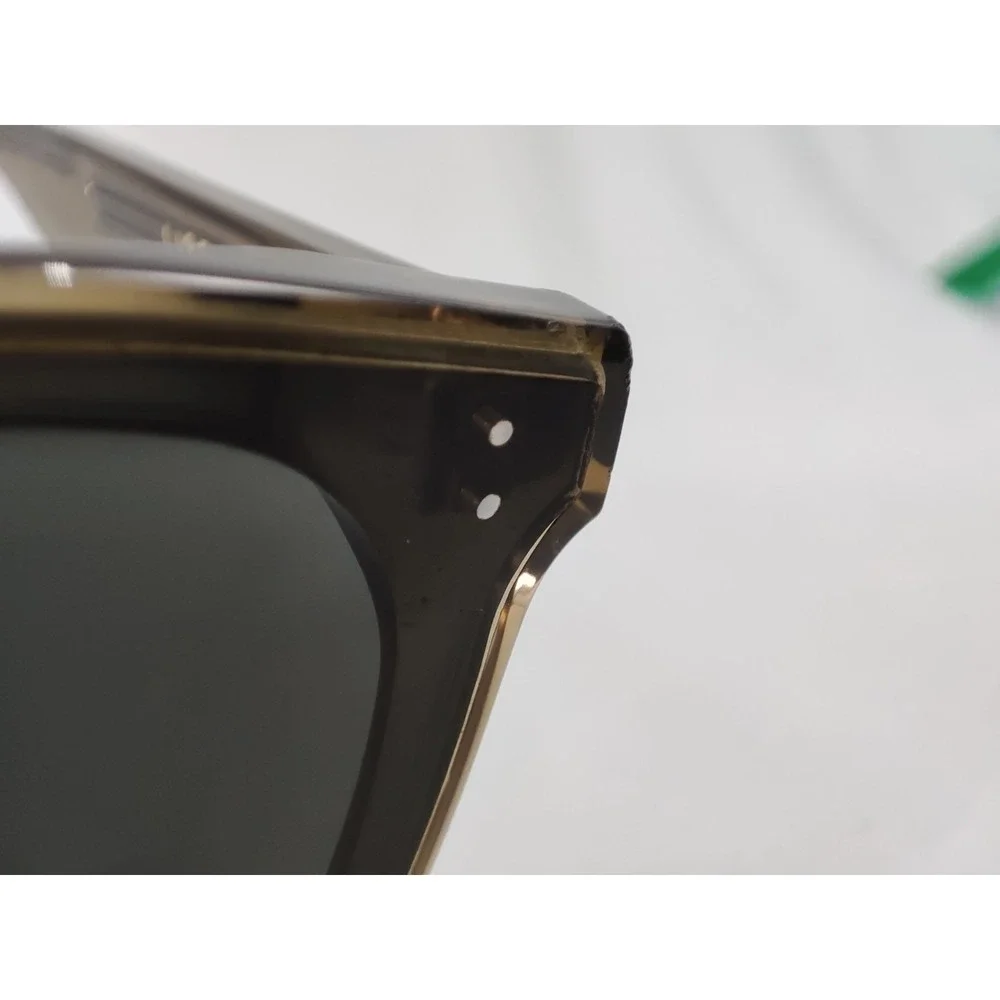 Gentle Monster LIBE KC1 Sunglasses Translucent Khaki Grey Square Flatba Frame‎
